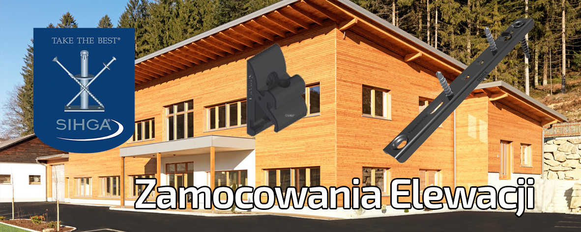 zamocowania elewacji