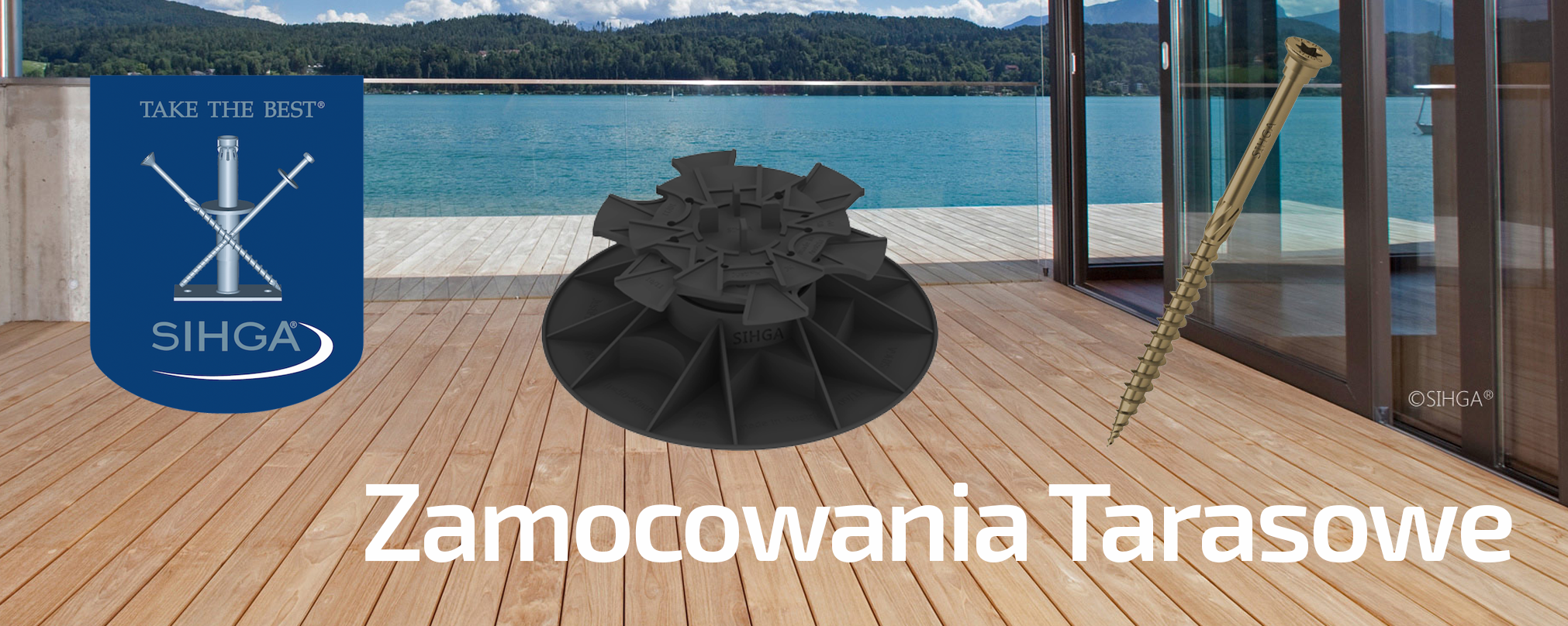 zamocowania tarasowe