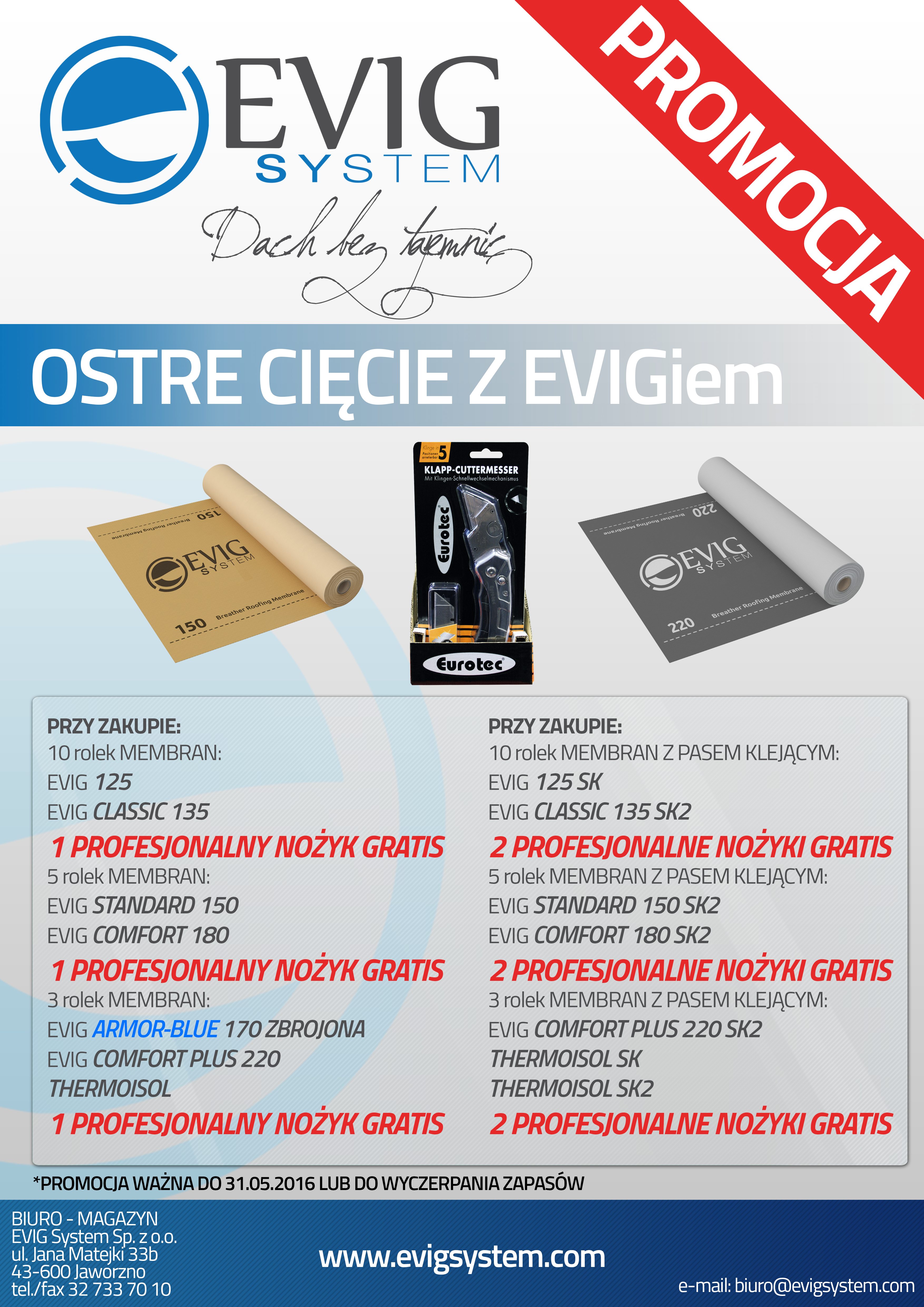PROMOCJA MEMBRANY NOŻYKI